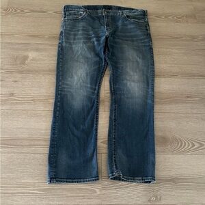 Silver Jeans “Eddie” Men’s Straight  Blue Jeans~42